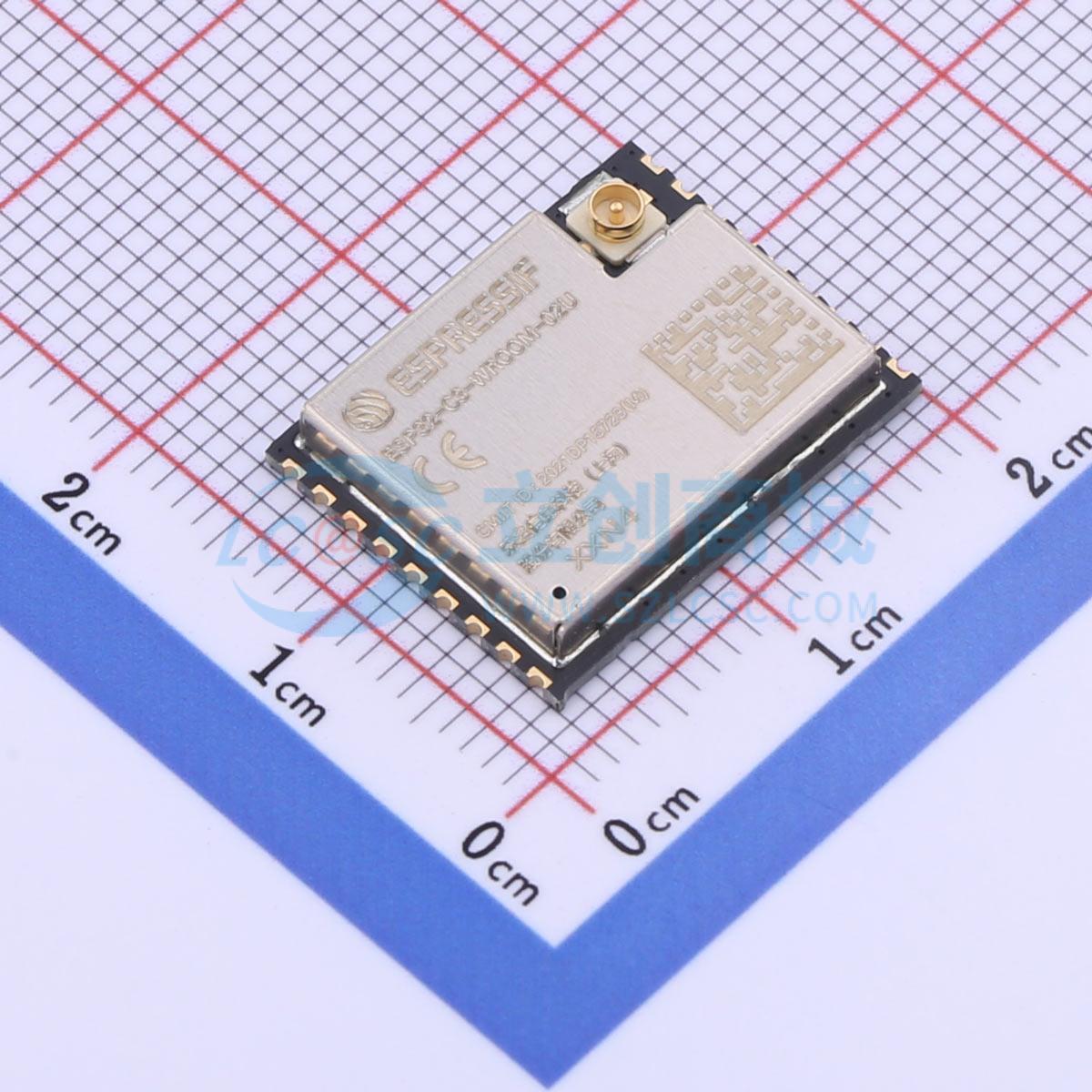 5pcs ESP32-C3-WROOM-02U-N4 SMD - Smart Home Module Iot 评论和价格