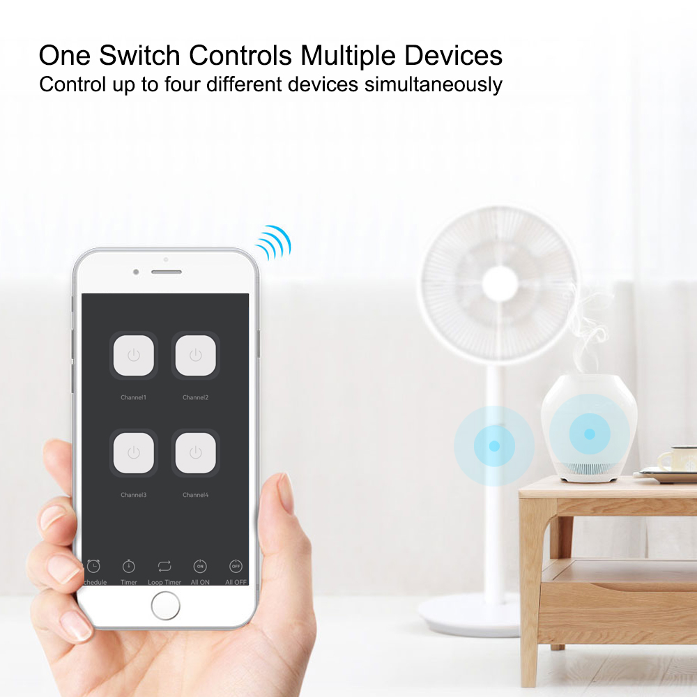 Smart Tuya Switch 4CH Relay Mo - Tuya 4 Channel 评论和价格