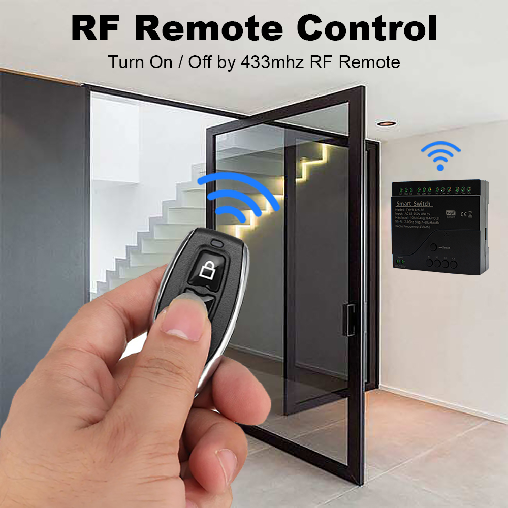 New 4CH Motor Smart Switch WIF - Tuya 4 Channel 评论和价格
