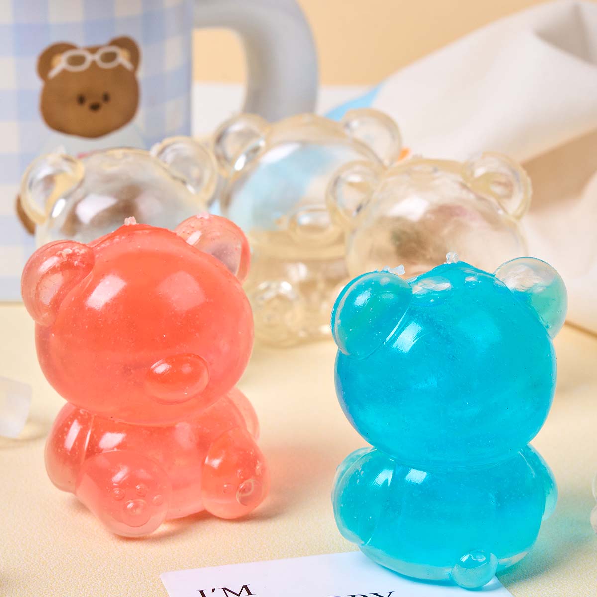 Cute Bear TPR Empty Ball Shell - Shelly Plug 评论和价格