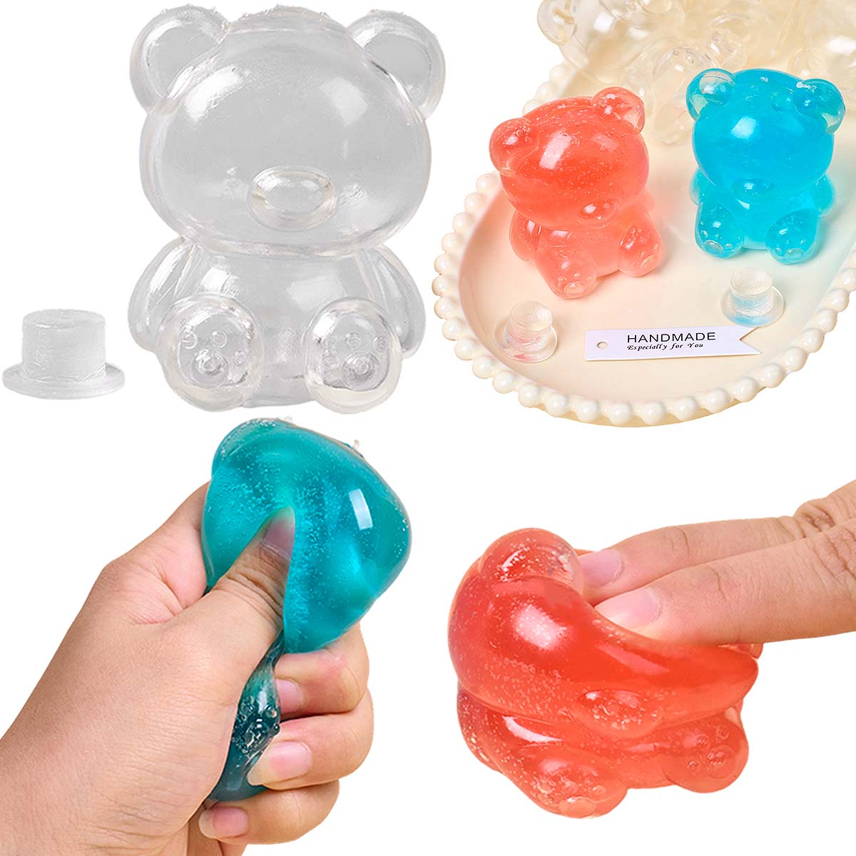 Cute Bear TPR Empty Ball Shell - Shelly Plug 评论和价格