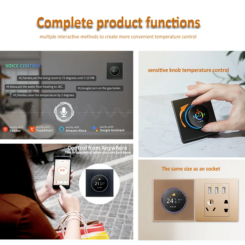 In stock Tuya Knob Thermostat  - Tuya Smart 评论和价格
