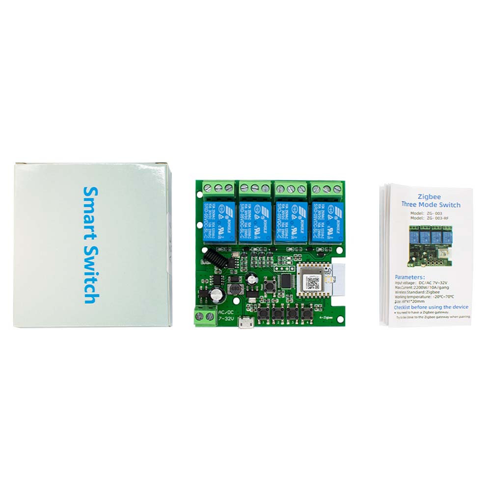 4CH Zigbee 3.0 Smart Home Rela - Tuya 4 Channel 评论和价格