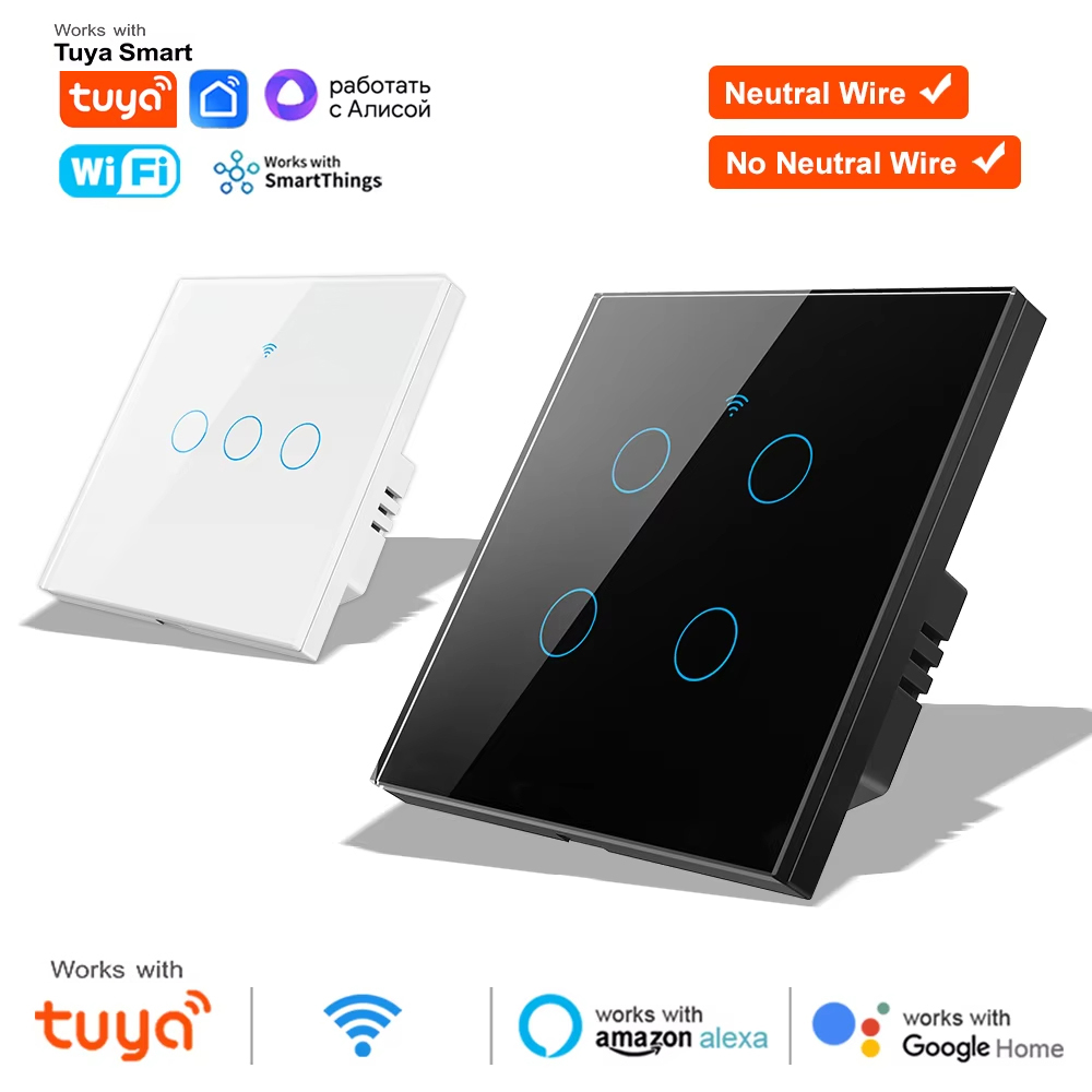 1 2 3 4 Gang WiFi RF 433mhz To - Smart Relay Tuya 评论和价格