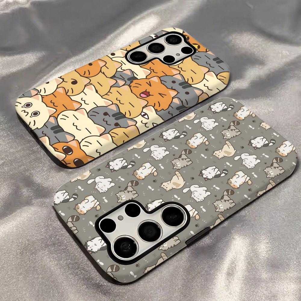 Cute cat  Phone Case 2-in-1 Gl - Shelly 评论和价格
