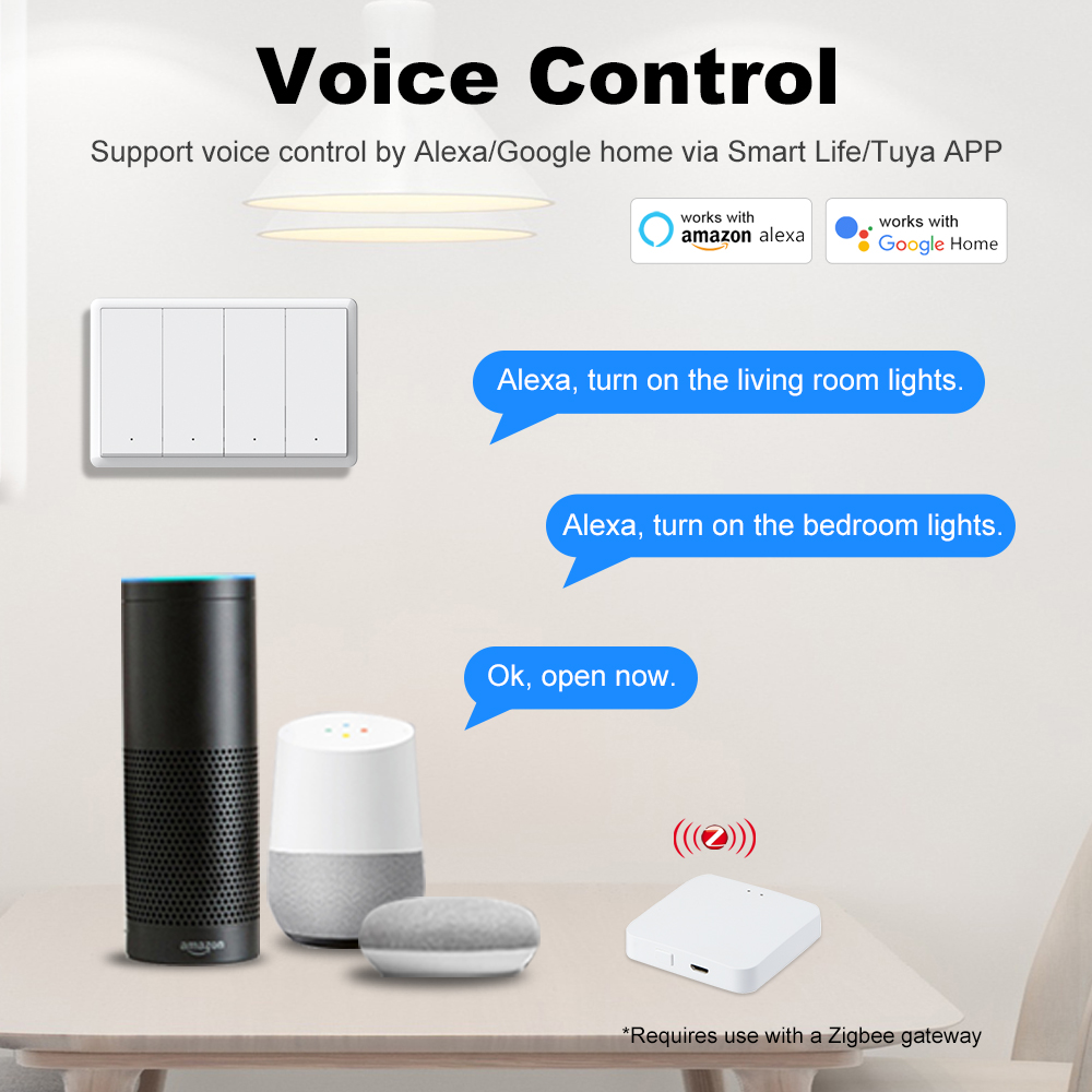 MANHOT ZigBee3.0 Smart Switch  - Smart Relay Tuya 评论和价格