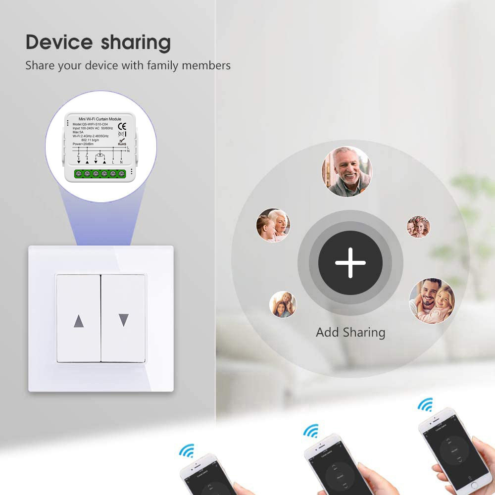 Tuya WiFi Zigbee Smart Curtain - Tuya 4 Channel 评论和价格